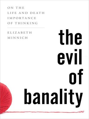 cover image of The Evil of Banality